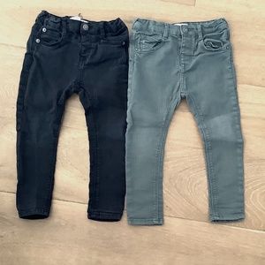 2- Zara toddler boys skinny jeans-bundle and save